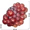 Лизун в сеточке с блестками 12 шт/уп виноград антистресс - фото 112159