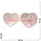 Сердца из розового кварца (продаются на вес) - фото 113217