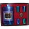 Набор неоновый Jim Beam Фляга 8 унций и 4 стаканчика - фото 114112