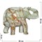 Слон 30 см с загнутым хоботом, оникс (12 дюймов) - фото 114943