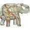 Слон 30 см с загнутым хоботом, оникс (12 дюймов) - фото 114944