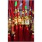Подвеска «Буддийский барабан» большая с красными нитками - фото 115567
