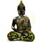 Будда в позе лотоса (0896) с тканью высота 25 см - фото 116107