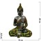 Будда в позе лотоса (NS-70) с тканью высота 15 см - фото 116110
