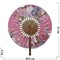 Веер шелковый японский круглый - фото 117198