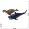 Игрушка мягкая стретч «акулы, котики» 24 шт/уп - фото 118068