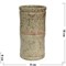 Ваза (стакан) из яшмы 15 см «бамбук» - фото 118213
