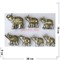 7 слонов набор (KL-1336) из полистоуна - фото 118241