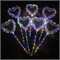 Шар Бобо Сердце светодиодный на палочке 3 м - фото 119044