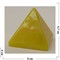 Пирамида 4,7 см из янтаря - фото 119688