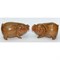 Свинки деревянные пара 2 размер - фото 121163