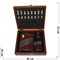 Набор подарочный с флягой и шахматами + фляга-брелок и стаканчик (D-1815) - фото 121940