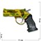 Зажигалка газовая сувенир Пистолет цвета "хаки" с лазером - фото 122037