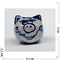 Свинка гжель керамика малышка 3 см - фото 123471