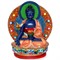 Будда в позе лотоса цветной (NS-286)