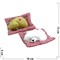Собачка малая спящая на подушке со звуком - фото 124766