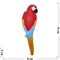 Сквиши «Попугай красный» 12 шт/уп - фото 125004