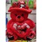 Медведь сердце в шляпе 12 шт/уп мягкая игрушка - фото 128514