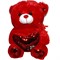 Медведь с сердцем с пайетками 12 шт/уп мягкая игрушка - фото 128520