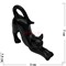 Фигурка «Кошка черная» (К18) из полистоуна - фото 129027