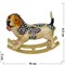 Шкатулка со стразами «Бигль качалка» 2 цвета (5151) Собака - фото 129135