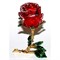 Шкатулка со стразами «Роза» (2034) высота 10,5 см - фото 129783