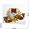 Наклейка на 9 Мая «Звезда Героя Советского Союза с лентой» 16x25 см - фото 132487