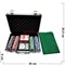 Набор для покера 200 фишек (11,5  гр) в кейсе - фото 133668