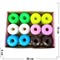 Лизун мялка «пончик донат» цветной 24 шт/уп - фото 134098