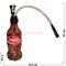 Бонг стеклянный "Бутылка кока-колы, спрайт и др." 19 см 12 шт/бл - фото 134978