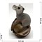 Мышка (4) с орехом из полистоуна 8,5 см - фото 135577
