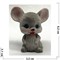 Маленький (23) мышонок из полистоуна 6,2 см - фото 135613