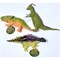Игрушка резиновая «Динозавры» 12 шт/уп - фото 135774