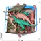Игрушка резиновая 13 см «Динозавры» со звуком по 12 шт/уп - фото 135845