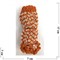 Фенечки в связке из бисера оранжевые (100 шт) - фото 136441