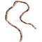 Бусины агат круглые коричневые 6 мм для рукоделия на нитке 40 см - фото 136514