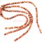 Бусины агат круглые коричневые 12 мм для рукоделия на нитке 40 см - фото 136520