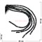 Бусины агат круглые черные 10 мм для рукоделия на нитке 40 см - фото 136527