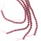 Бусины агат граненые красные 10 мм для рукоделия на нитке 40 см - фото 136613