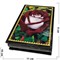Деревянная подарочная шкатулка (MS-179) «Красно-белая роза» - фото 137446