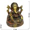 Статуэтка бронзовая Ганеша 13,5 см - фото 137664