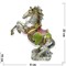 Лошадь с цепью (NS-797) из полистоуна - фото 137699