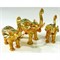 Металлическая шкатулка (2591) набор из 3 слонов со стразами - фото 138065