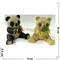 Металлическая шкатулка (4844) «Панда» со стразами - фото 138101