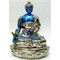 Металлическая шкатулка «Будда медицины» голубая - фото 138980