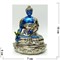 Металлическая шкатулка «Будда медицины» голубая - фото 138981