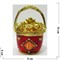 Металлическая шкатулка (NS-773U) «Чаша символ богатства» - фото 138997
