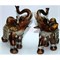 Фигурка из полистоуна светло-коричневая «Слон» 16 см - фото 139567