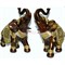 Фигурка из полистоуна коричневая «Слон»  25 см - фото 139609