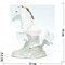 Фигурка фарфоровая белая «Конь» 15 см - фото 139665